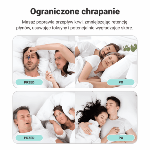 Alternative view of Silikonowe magnetyczne klipsy do nosa zapobiegające chrapaniu