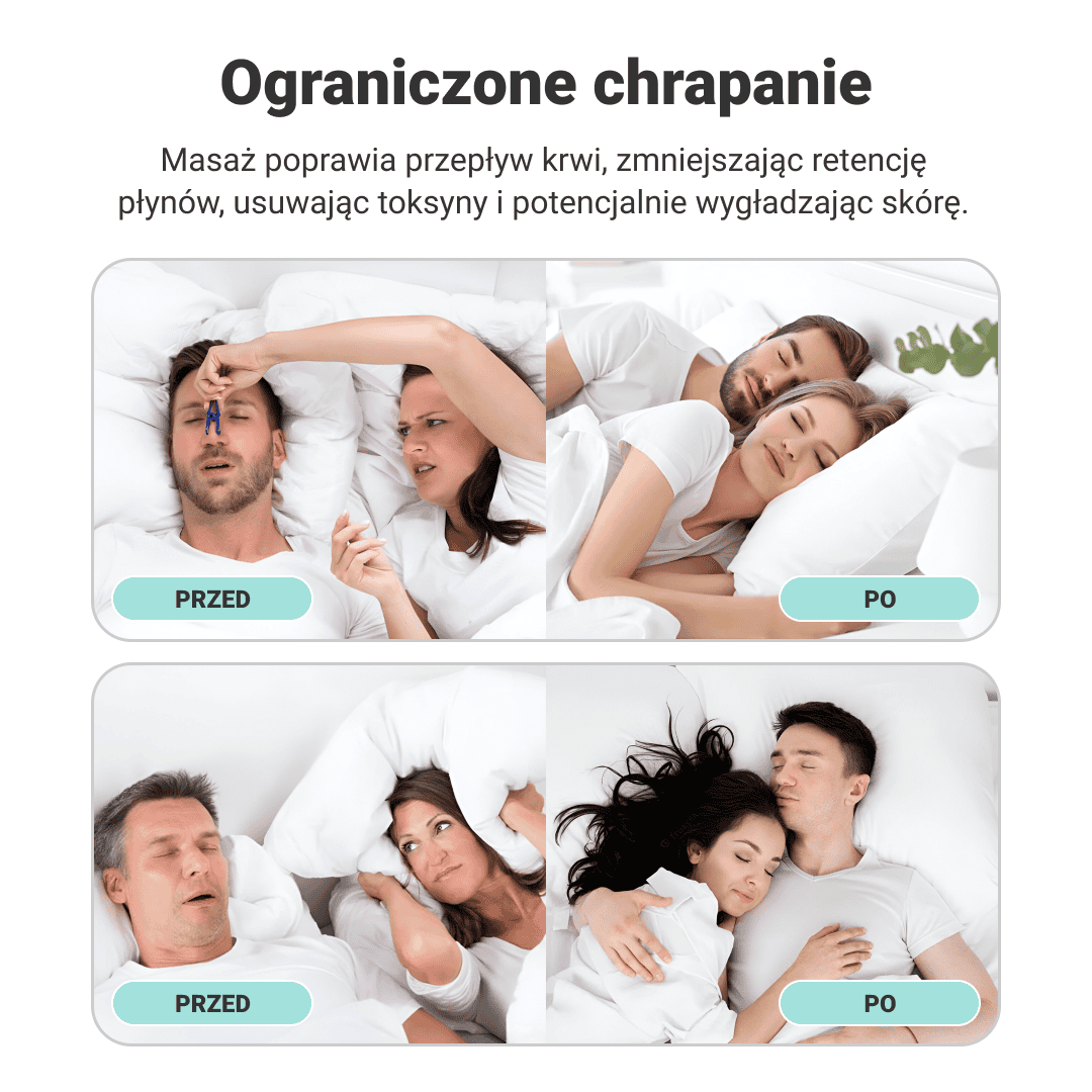 Silikonowe magnetyczne klipsy do nosa zapobiegające chrapaniu - obrazek 2