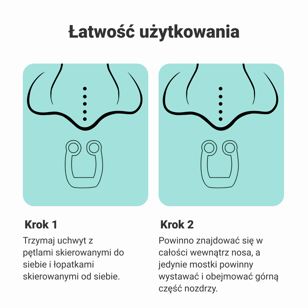 Silikonowe magnetyczne klipsy do nosa zapobiegające chrapaniu - obrazek 4