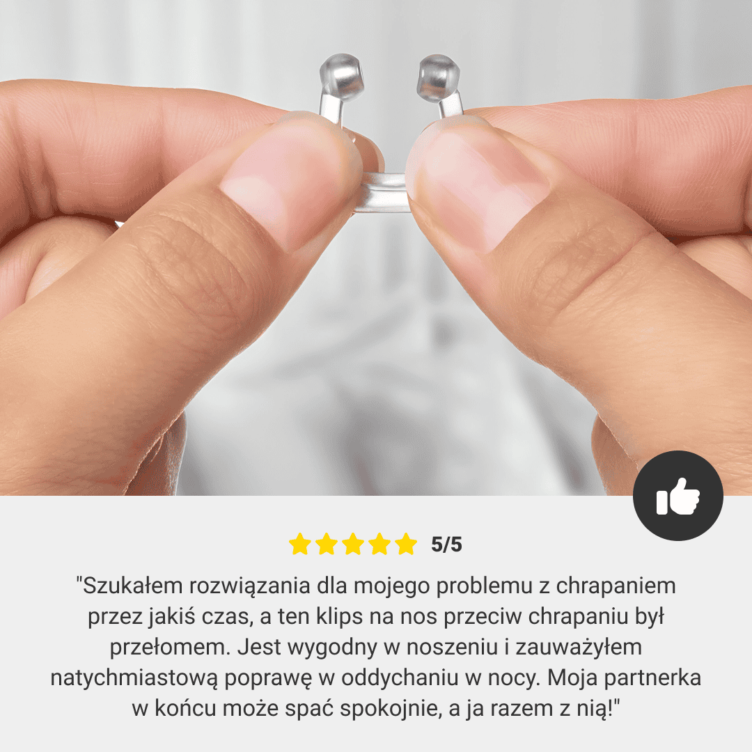Silikonowe magnetyczne klipsy do nosa zapobiegające chrapaniu - obrazek 6