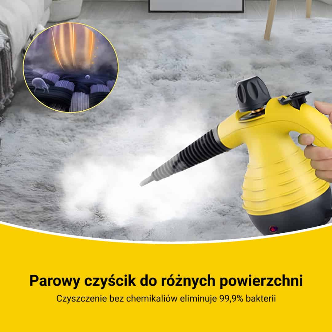 STEAMY® Parownica na sprężone powietrze – Wszystko w jednym z 9 ekskluzywnymi akcesoriami - obrazek 3