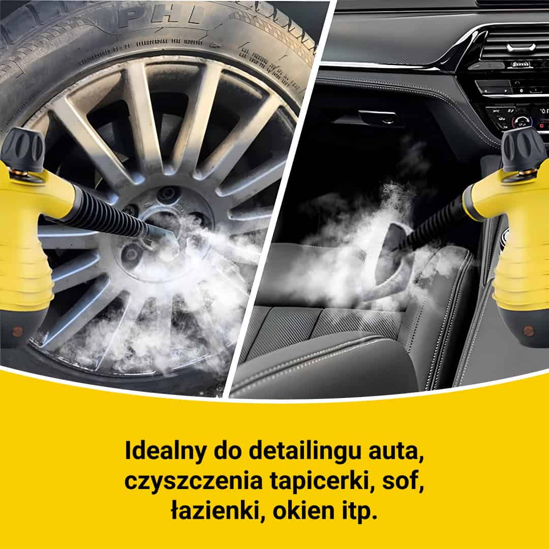 STEAMY® Parownica na sprężone powietrze – Wszystko w jednym z 9 ekskluzywnymi akcesoriami - obrazek 2