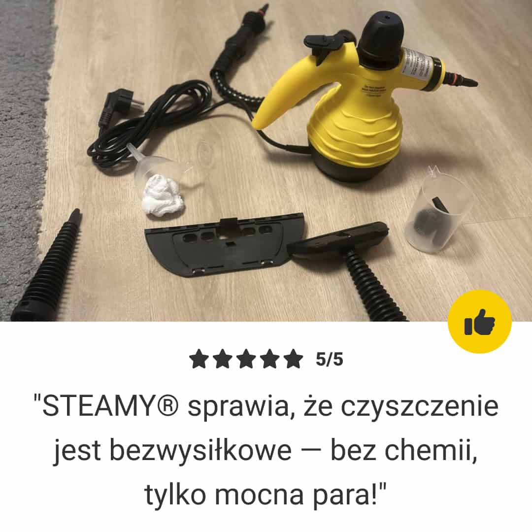 STEAMY® Parownica na sprężone powietrze – Wszystko w jednym z 9 ekskluzywnymi akcesoriami - obrazek 7