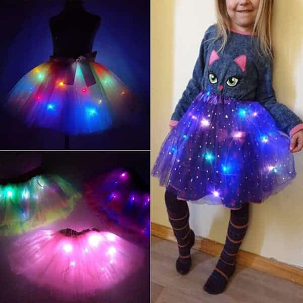Alternative view of Spódniczka Tutu z wielokolorowymi światełkami LED