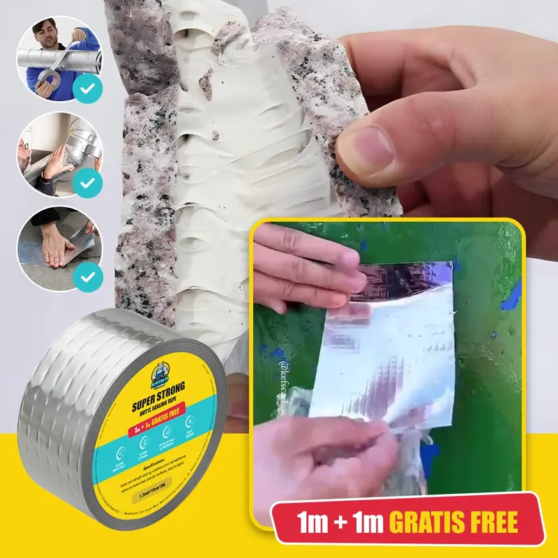 RHINOSTRONG® SUPER MOCNA TAŚMA DO NAJCIĘŻSZYCH ZADAŃ! (1m+1m GRATIS)