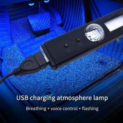 USB samochodowe światło ledowe na deskę rozdzielczą - obrazek 5