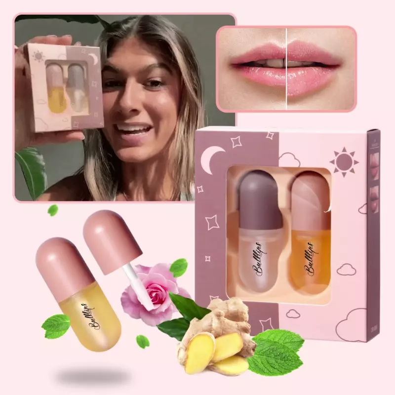 BULKLIPS Zestaw pomadek do ust imbir i mięta