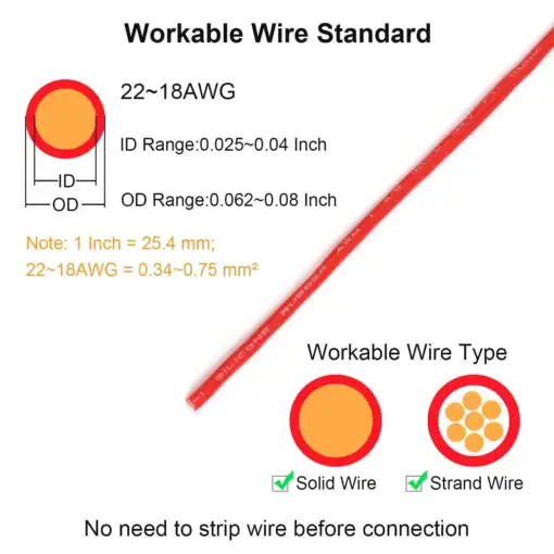 ZŁĄCZA WTYKOWE WIREBINDER™ - 10+10 gratis! - obrazek 7