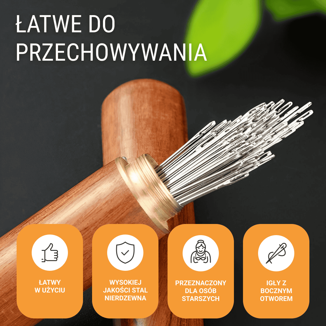 IGŁY DO SZYCIA EASYSEW™ Z BOCZNYM OTWOREM - 30 SZT. - obrazek 5