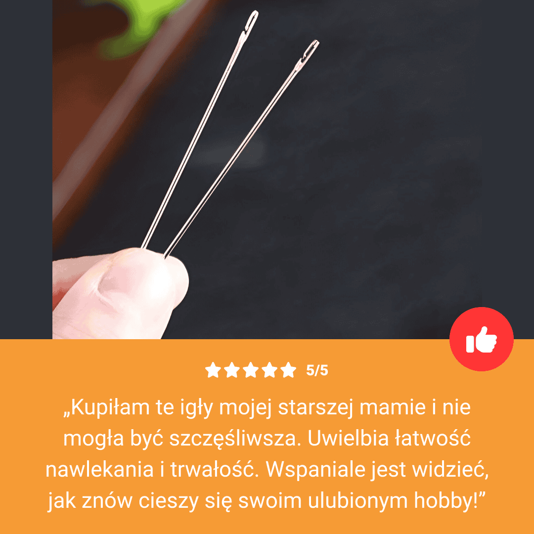 IGŁY DO SZYCIA EASYSEW™ Z BOCZNYM OTWOREM - 30 SZT. - obrazek 6