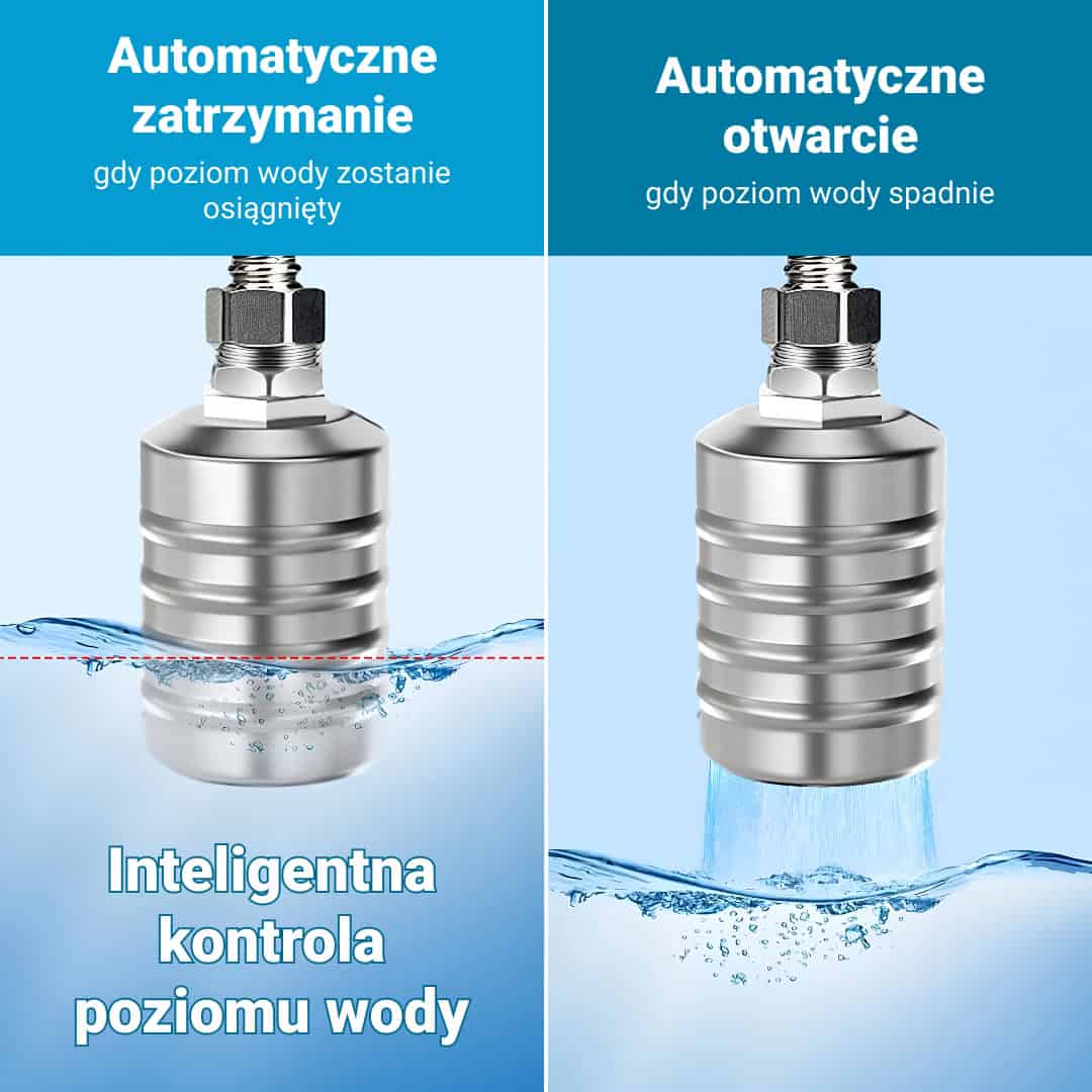 AQUALEVEL™ – Automatyczny zawór kontrolny poziomu wody - obrazek 2