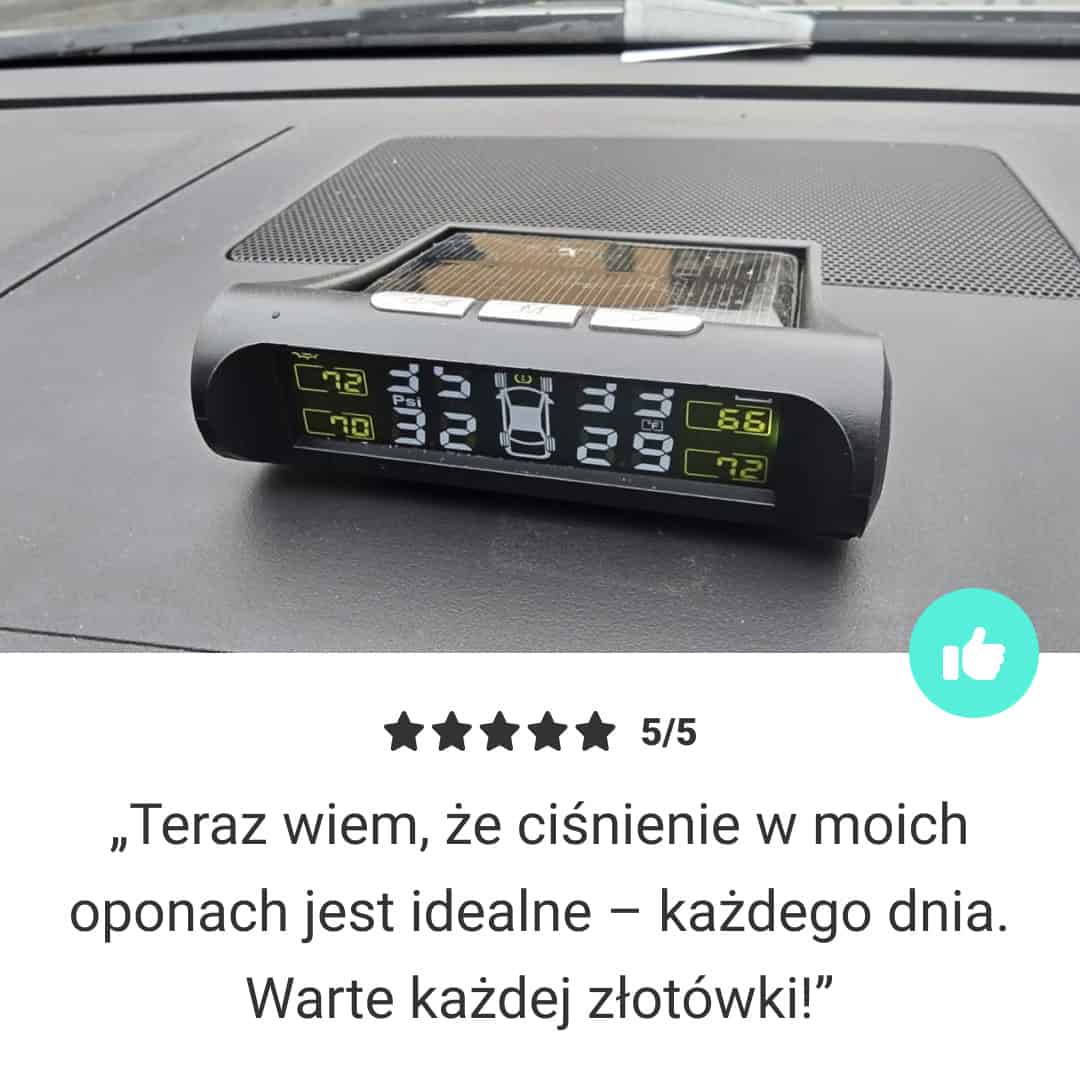 Riboton™ - Solarny System Monitorowania Ciśnienia Opon - obrazek 7
