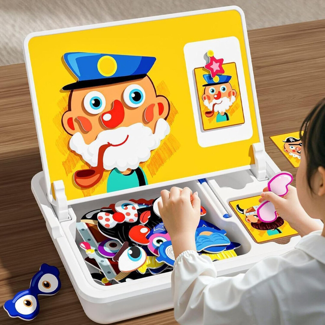 FaceBoard™ – Magnetyczna Tablica Puzzle do Twarzy